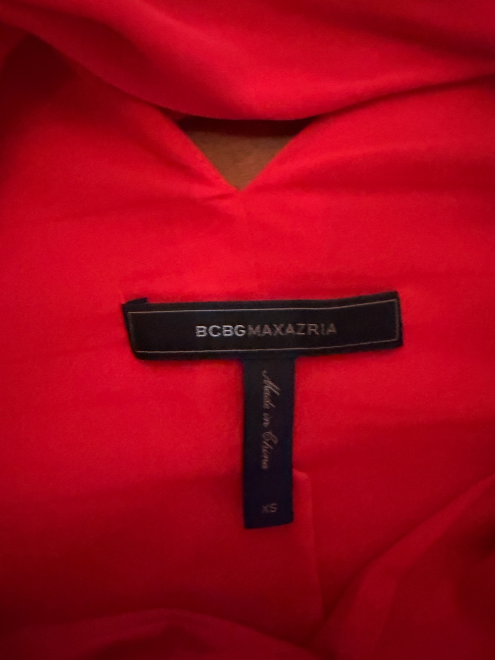 BCBGMaxAzria Red Ruffled Halter Mini Dress - Picture 12 of 12